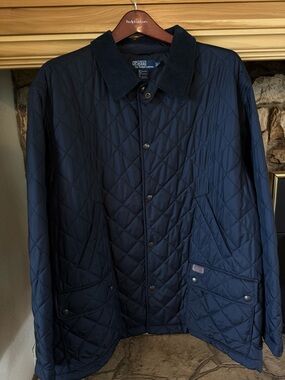 Polo by Ralph Lauren Men's Navy Quilted Jacket